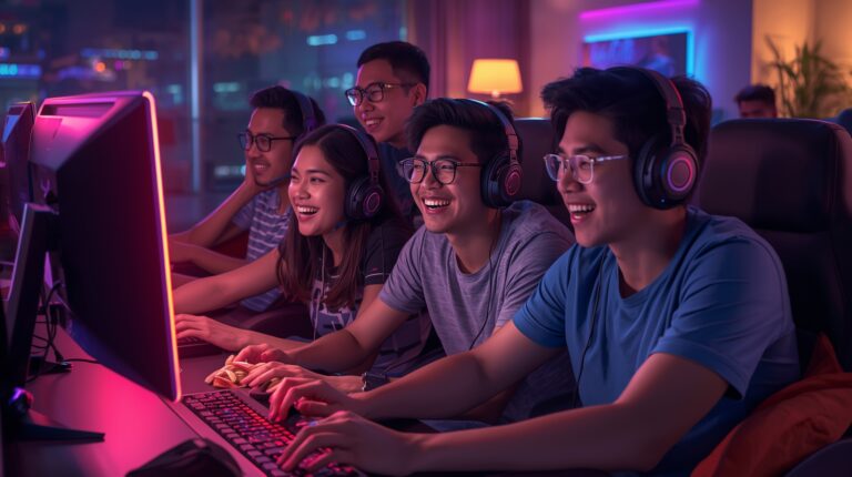 Lucid_Origin_Digital_illustration_of_a_cheerful_group_of_Indon_2