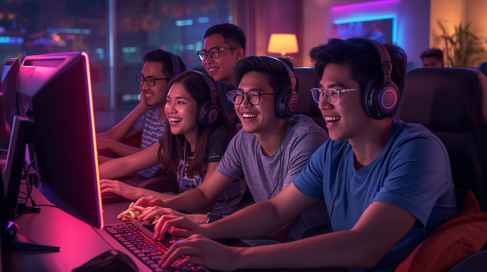 Lucid_Origin_Digital_illustration_of_a_cheerful_group_of_Indon_2