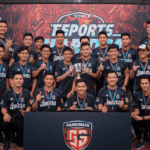 Tim esports merayakan kemenangan di turnamen internasional 2025.
